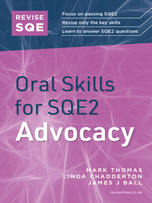 cover image of Revise SQE Oral Skills for SQE2